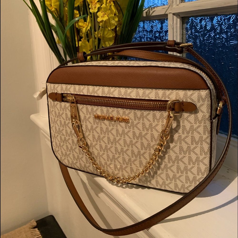 New Michael Kors Jet Set Crossbody Large